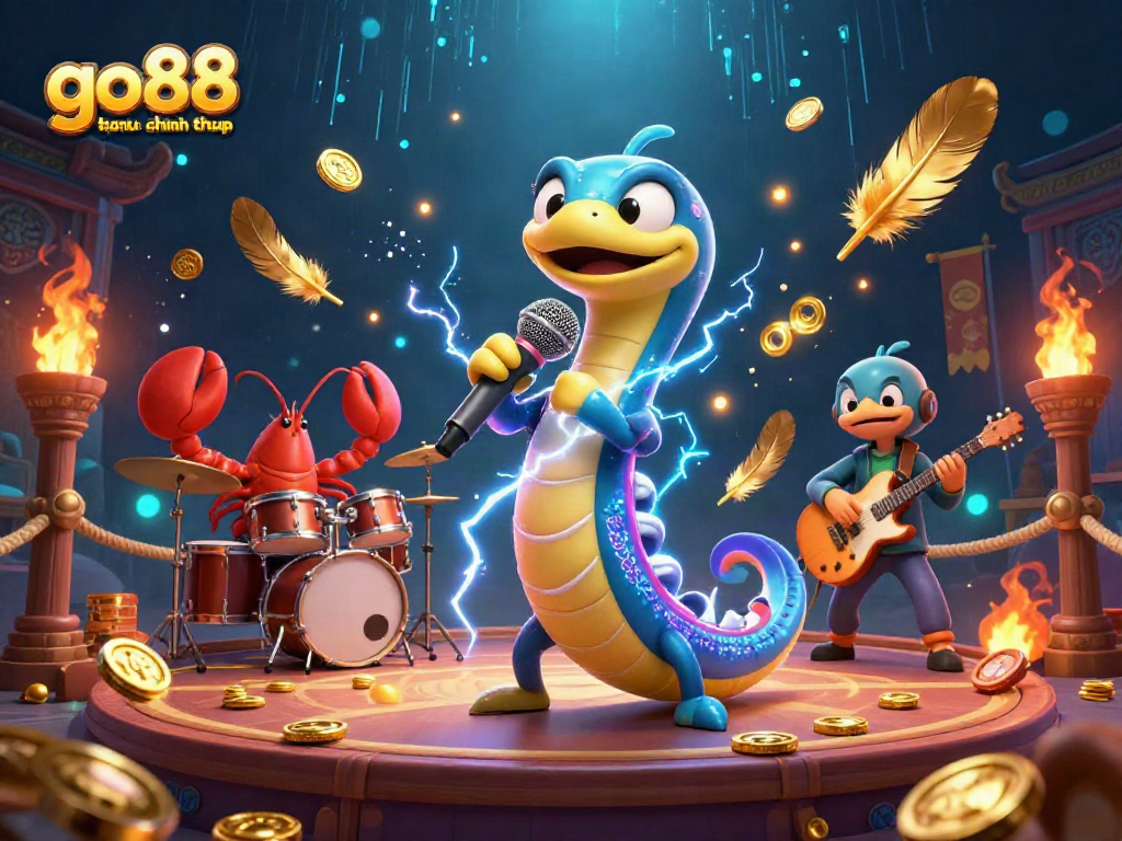 Experience the thrills of go88 trang chu chinh thuc with vibrant 3D casino characters and dynamic gambling elements.